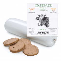 Oksepaté 100% Okse 800g - Skærefast Pølse